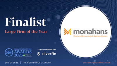 Accounting Excellence Awards Finalist 2025 Large Firm of the Year